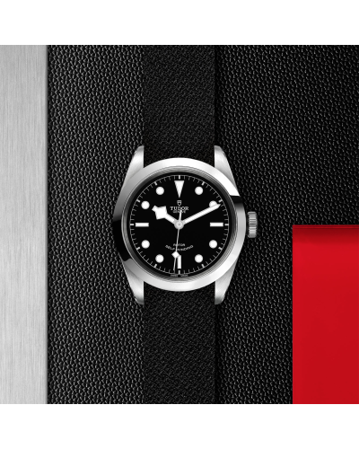 Tudor Black Bay 32/36/41 - 41 mm steel case, Black fabric strap (watches)